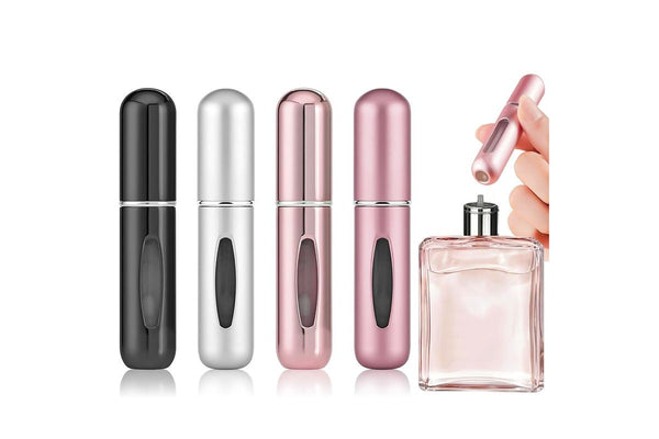 STORFEX 4 Pcs 5ml Mini Refillable Perfume Atomizer Spray