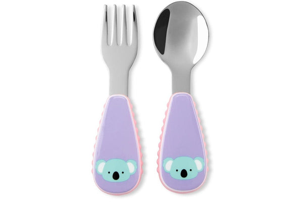 Skip Hop: Zoo Utensils Fork & Spoon Set - Koala