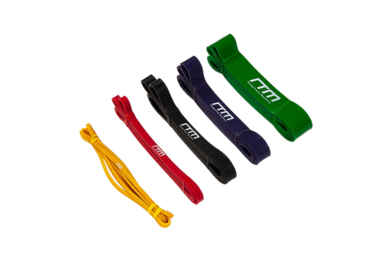 Resistance Band Loop Set Of 5 Heavy Duty Gym Yoga Workout - One Size