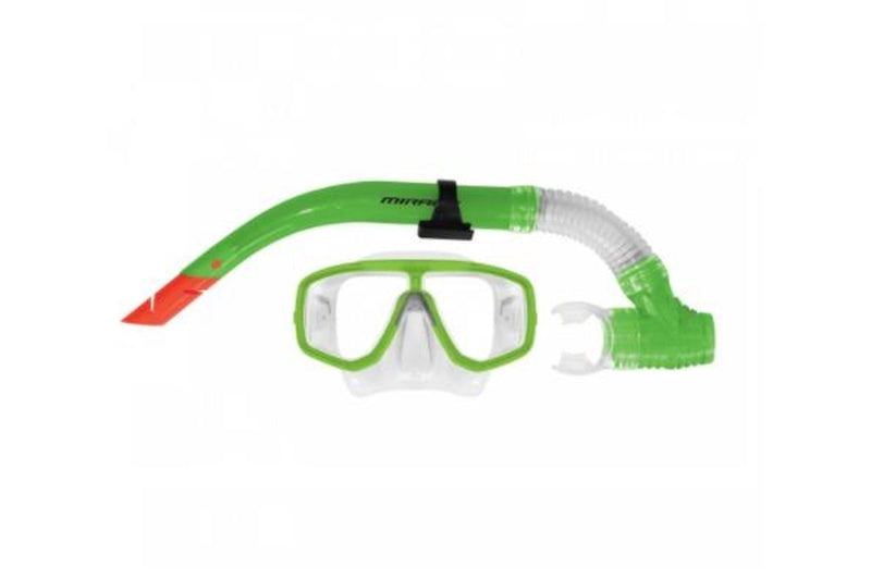 Mirage Cruise Adult Mask & Snorkel Set - Transparent Green