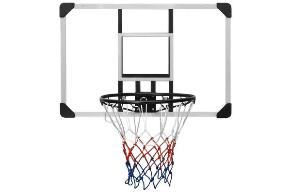 Basketball Backboard Transparent 90X60x2.5 Cm Polycarbonate - One Size