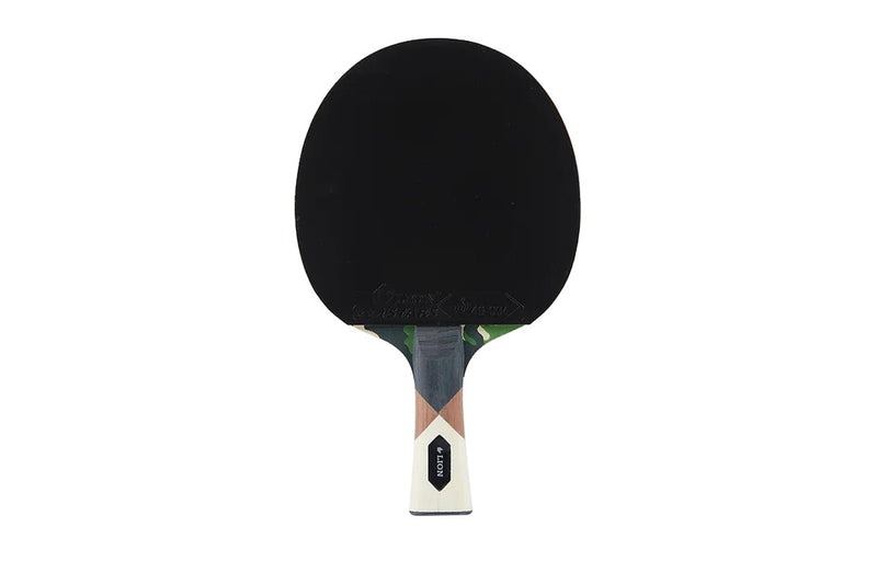 Lion Rival Table Tennis Bat (Black/Brown/White) (One Size)