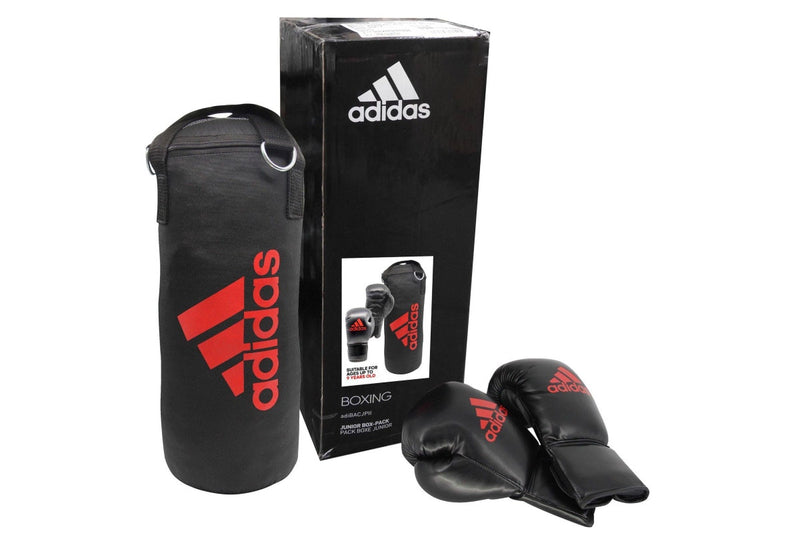 Adidas Junior Boxing Set - Black / Red