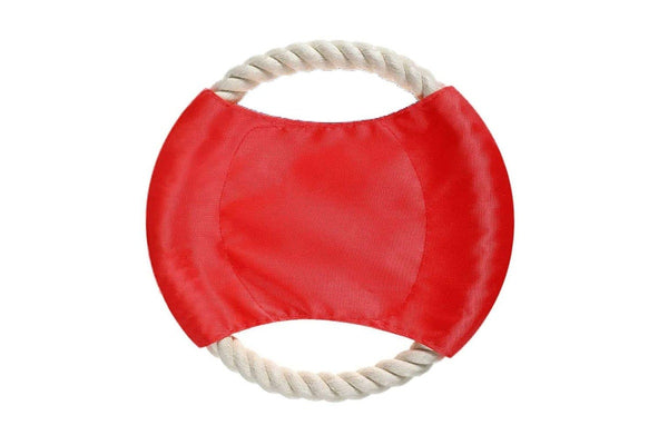 Bite-resistant Durable Cotton Flying Discs Dog Rope Toy For Large Medium Small Pet