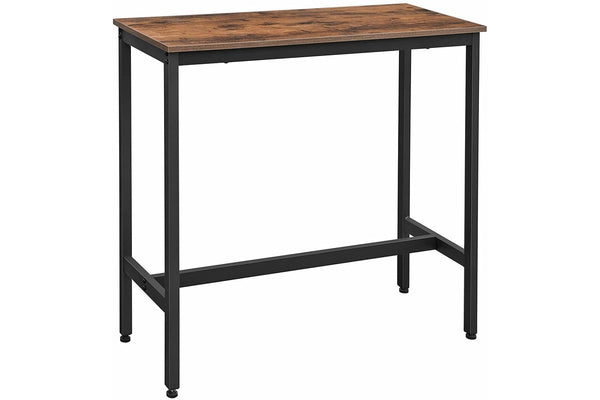 Vasagle Narrow Rectangular Bar Table - Rustic Brown