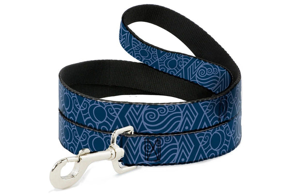 Avatar Last Airbender: Water Element Symbol - Dog Leash (0.5" 4Ft)