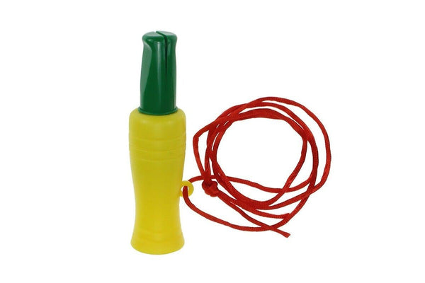 Outdoor Hunting Whistle Plastic Wild Duck Call Decoys For Pheasant Mallard Bird Goose Yellow - Standard