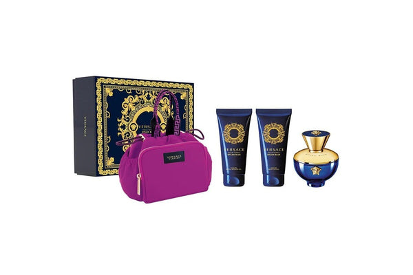 Versace: Dylan Blue 100ml EDP 4 Piece Women's Gift Set