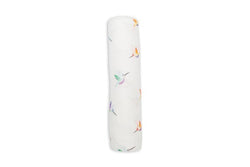Lulujo: Muslin Bamboo Swaddle - Hummingbird
