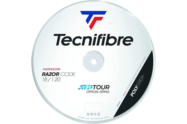 Tecnifibre Razor Code Tennis String Reel 1.20mm 18 Gauge 200m Coil - Blue Strings