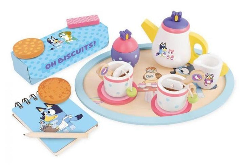 Bluey: Wooden Bluey Tea Party Set