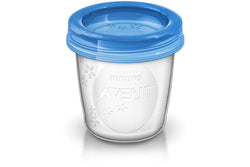 Avent: Milk Storage Cups - 180ml (10 Pack)