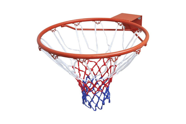 Basketball Goal Hoop Set Rim With Net Orange 45 Cm -