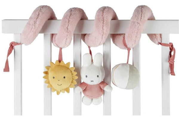 Miffy: Fluffy Spiral Toy - Pink