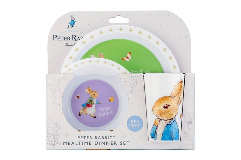 Beatrix Potter: 3-Piece Mealtime Dinner Set - Peter Rabbit