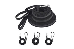 Anti-skid Rubber And Nylon Hand-held Design Dog Leash