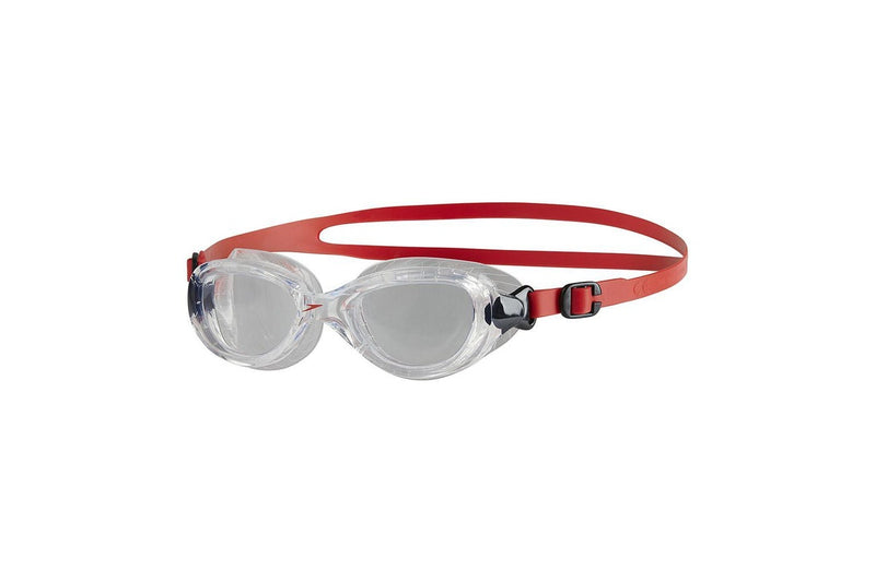 Speedo Childrens/Kids Futura Classic Swimming Goggles (Red/Clear) (One Size)