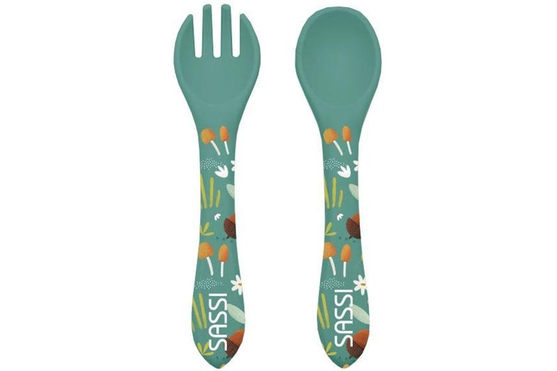 Sassi: Silicone Cutlery Set - Crunchy the Fox