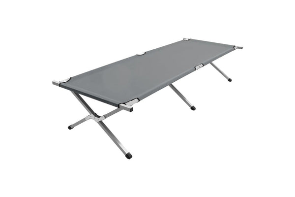 Camping Bed 210x80x48 Cm Xxl Grey