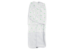 Mum 2 Mum: Summer DreamSwaddle - Green Criss-Cross (Small)