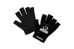 Rhino Unisex Adult Pro Half Finger Rugby Mitts (Black) (S-M)