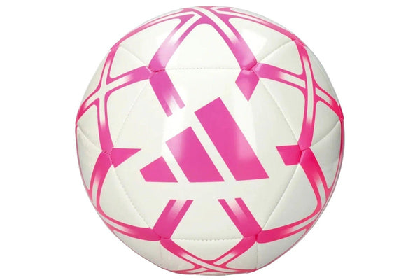 Adidas Starlancer Football Soccer Ball - White / Solar Pink - Size 5