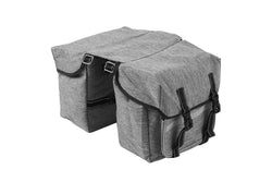 Bike Back Pannier Bicycle Rear Seat Bag Grey - Standard