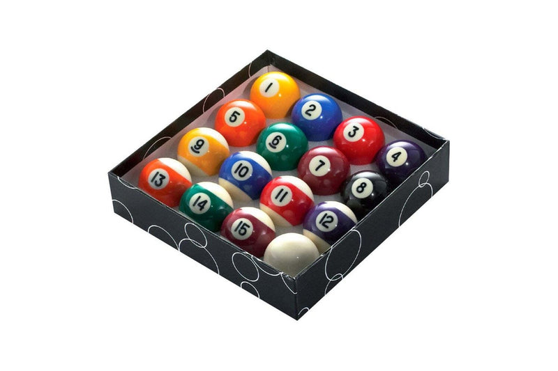 16pc Formula Sports Standard 2 1 16" Pool Balls Set Boxed Billiard Game Numbered