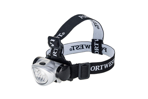 Portwest Head Torch (Silver) (One Size)