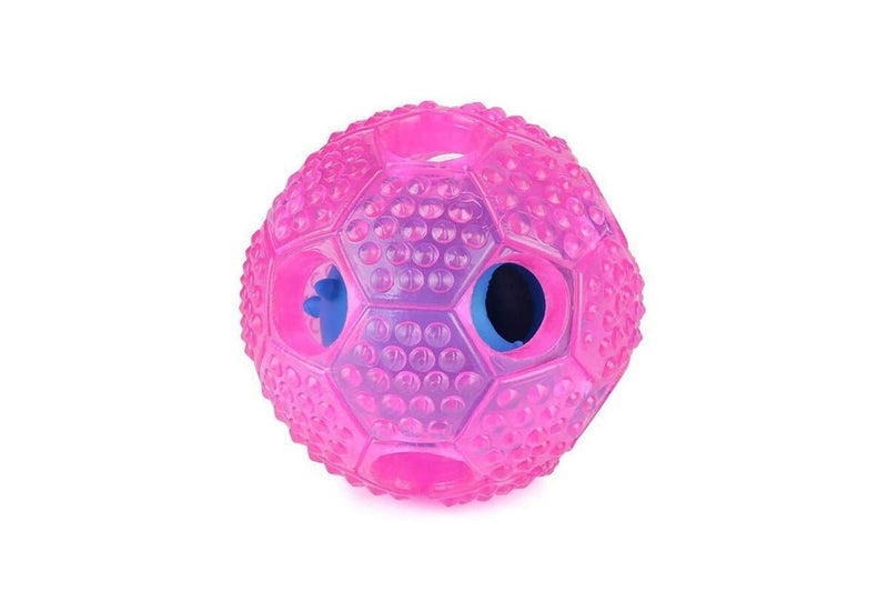 Durable Non-toxic Rubber Teeth Cleaning Food Dispensing Treat Ball For Small Medium Large Dogs