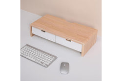 STORFEX Monitor Stand with 2 Storage Drawers