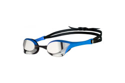 Arena Cobra Mirror Ultra Swipe Swimming Goggles (Silver/Blue) (One Size)