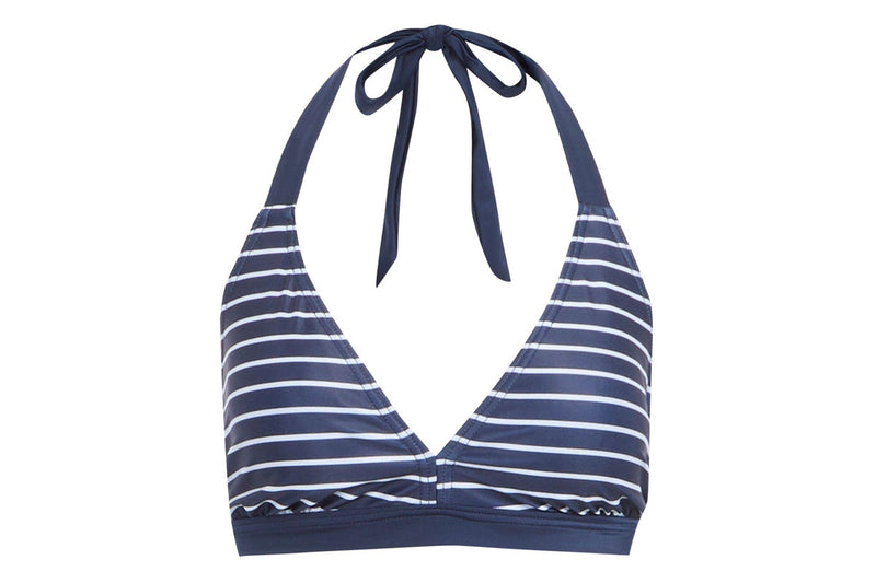 Regatta Womens/Ladies Flavia Stripe Bikini Top (Navy/White) (16 UK)