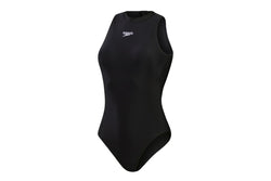 Speedo Womens/Ladies Hydrasuit One Piece Swimsuit (Black) (34 in)