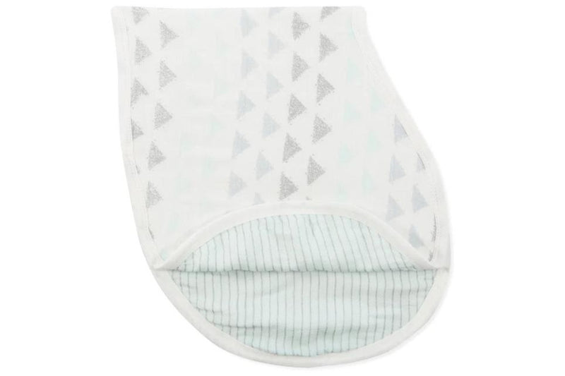 Aden + Anais: Silky Soft Bamboo Burpy Bib - Metallic Skylight Birch