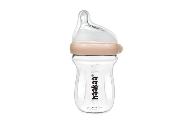 Haakaa: Gen 3 Glass Bottle - 180ml (Peach)