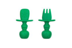 Bumkins: Silicone Chewtensils - Jade