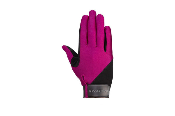 Hy Childrens/Kids Riding Gloves (Purple) (XS)