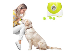 Automatic Ball Launcher Electric Interactive Ball Thrower Pet Dog Fetch Machine Light Green