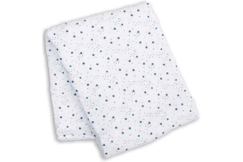 Lulujo: Muslin Cotton Swaddle - Star