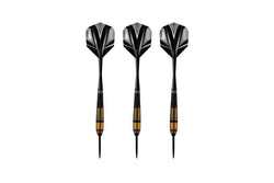 Harrows Vivid Brass Darts (Pack Of 3) (Black/Brass/Grey) (25g)