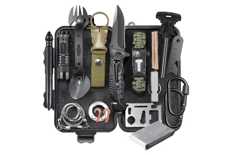 HYPERANGER 13-in-1 Survival Gear Emergency Kit