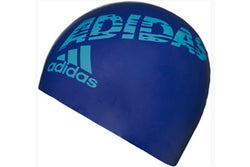 Adidas: Swim Cap Graphic - Dark Blue/Carolina Blue (Youth)