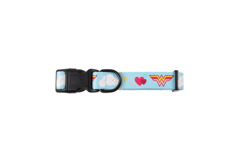 The Stubby Club Wonder Woman Small Pet Dog Collar Buckle Strap Neck Accessory