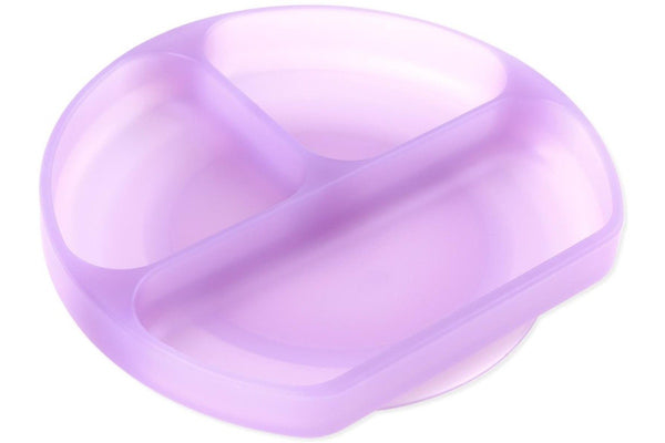 Bumkins: Jelly Silicone Grip Dish - Purple Jelly