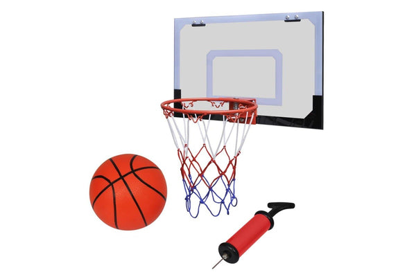 Indoor Mini Basketball Hoop Set With Ball And Pump -