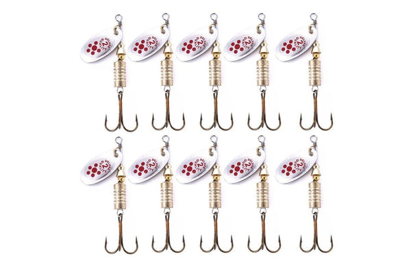 10 Piece Freshwater Sequin Road Bait 6.7cm/7g