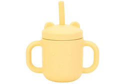 Annabel Trends: Silicone Mini Sippi Bear with Handles - Lemon (150ml)