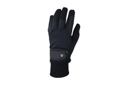 Hy Unisex Adult Thinsulate Leather Bound Riding Gloves (Black) (L)