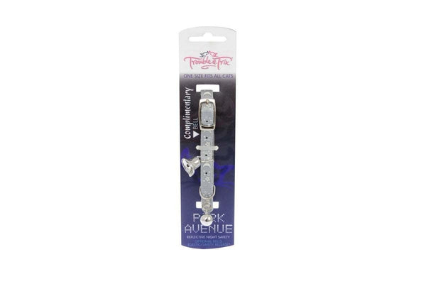 Trouble And Trix: Park Avenue Cat Collar - Stars Silver